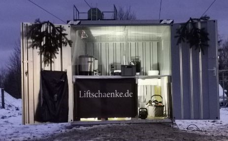 Liftschänke Schneevergnügen Ausschank 2021